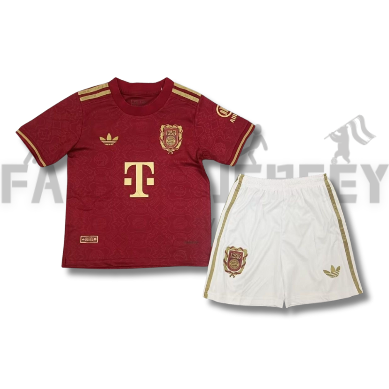 2025/2026 Bayern Munchen Red 125th Anniversary Jersey (For Kids)