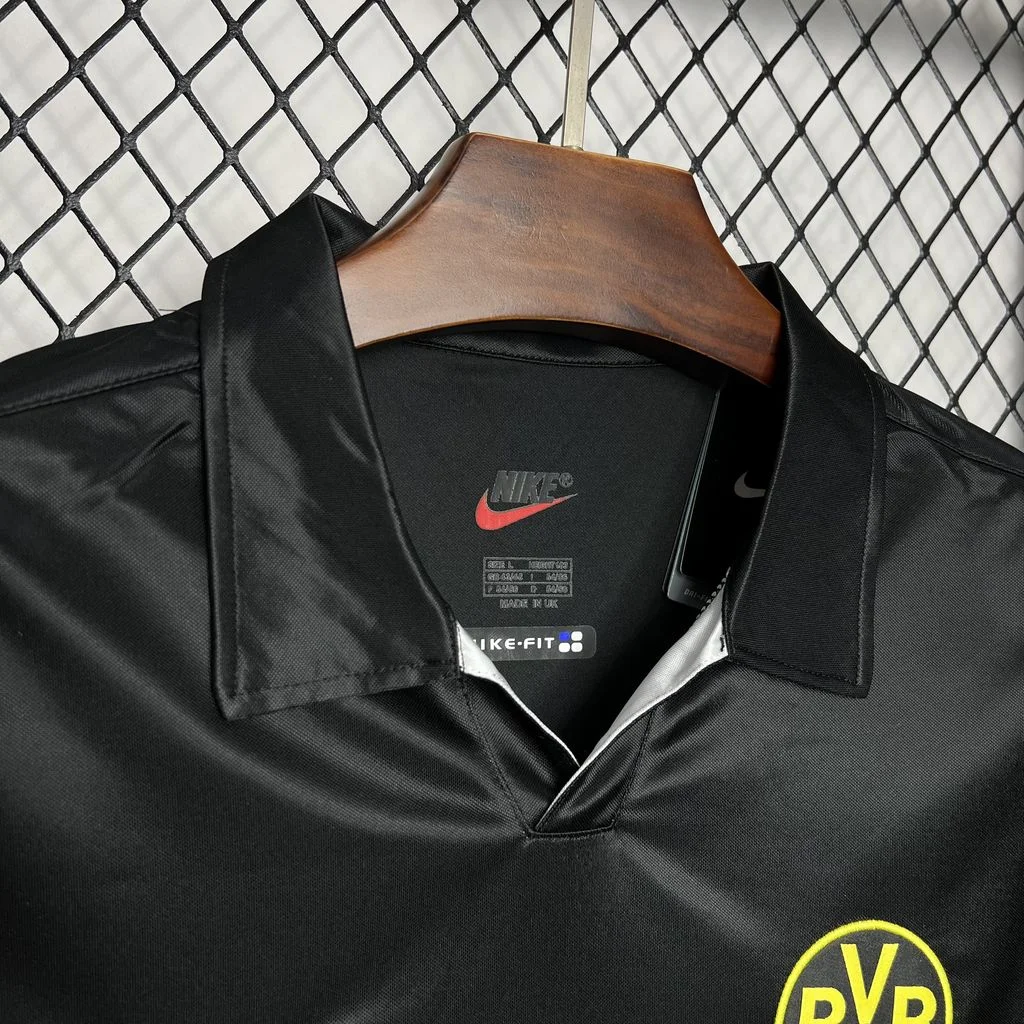 1998/2000 Dortmund Retro Black Away Football Shirt( Fans Edition )