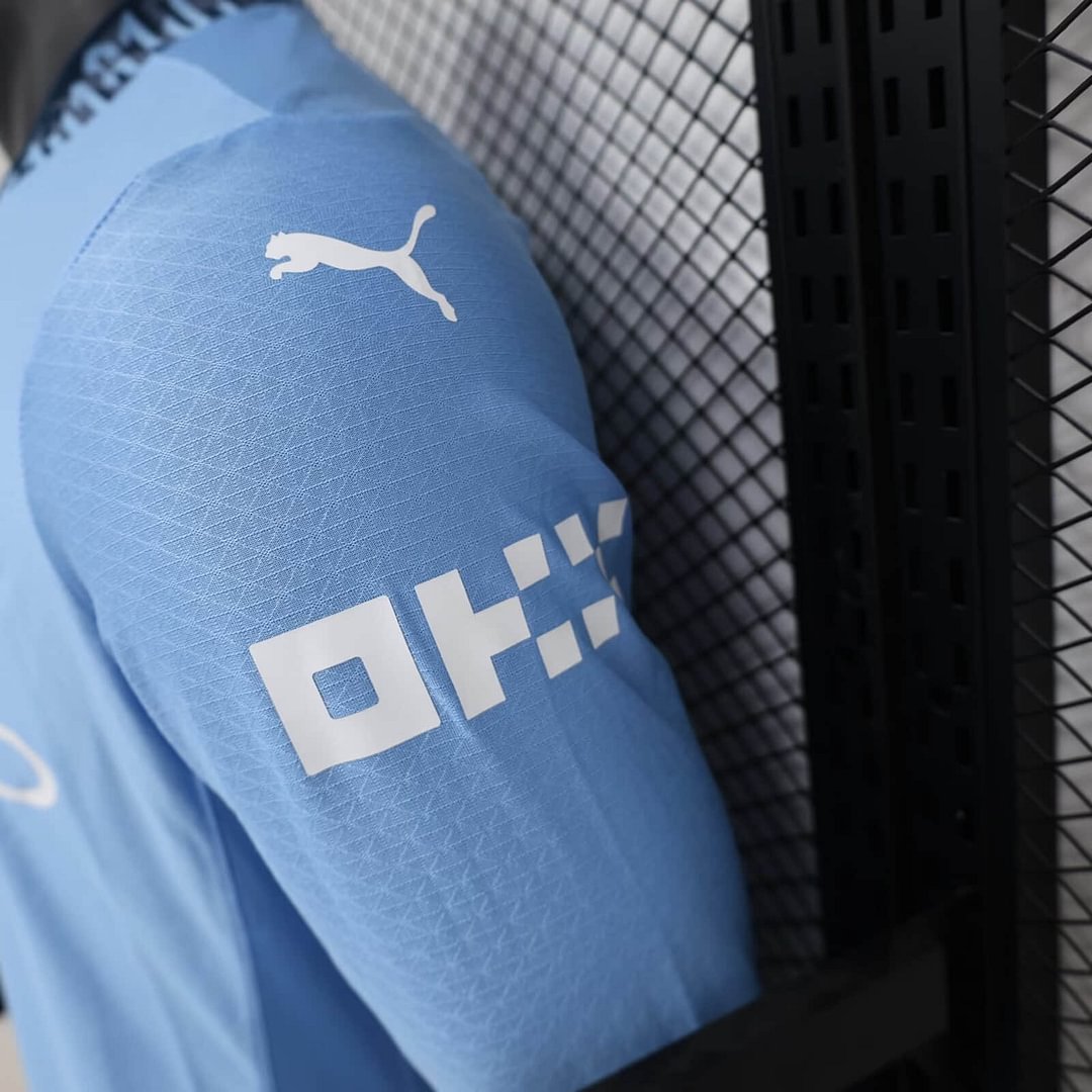 2024/2025 Manchester City Long Sleeve Home Football Shirt For Player Version