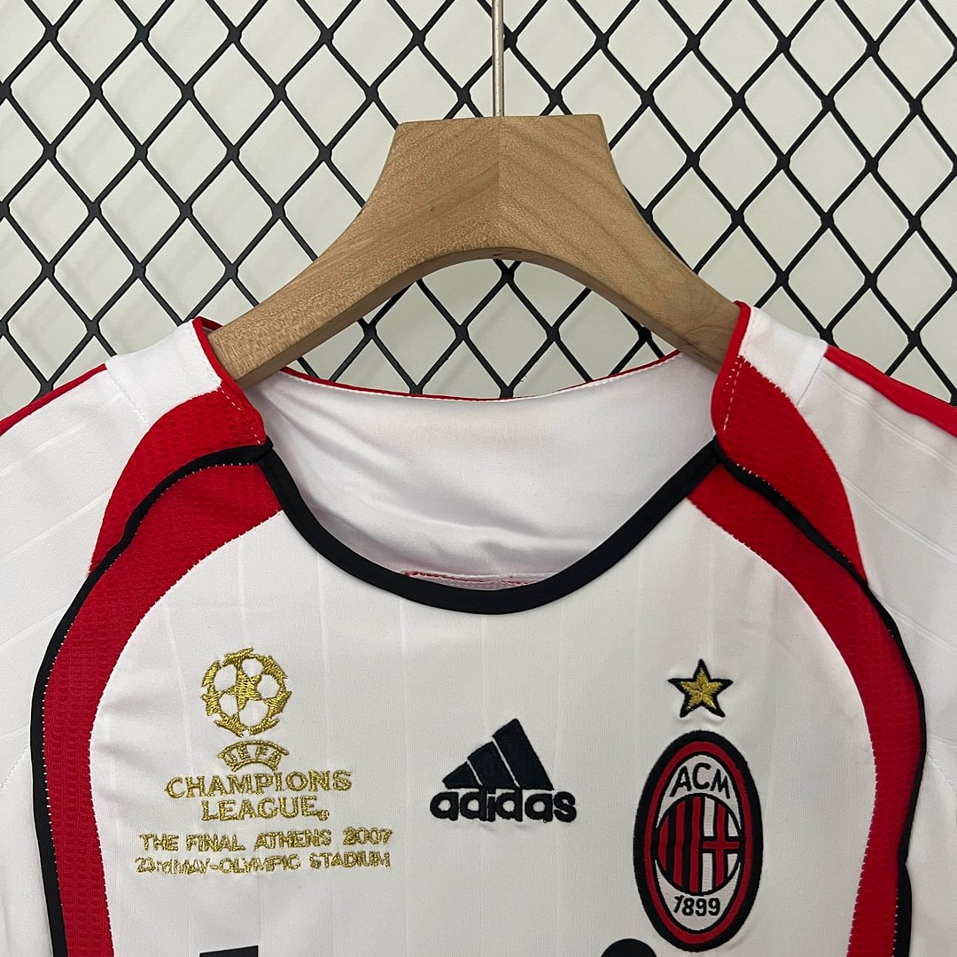 2006/2007 Retro AC Milan Away Champions League Football Shirt Kids