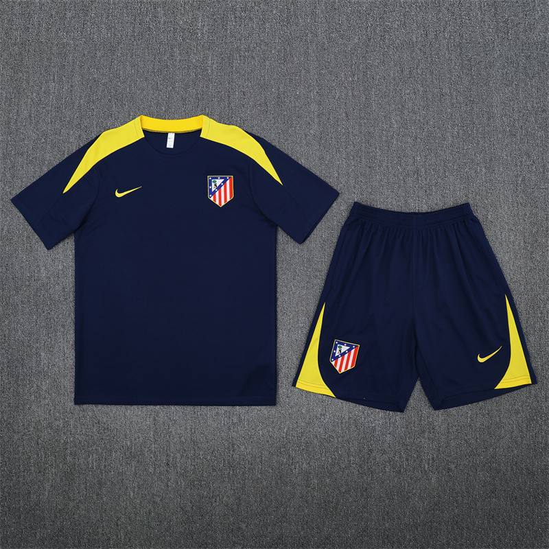 2025/2026 Atletico Madrid Royal Blue Training Wear Suit Shirt