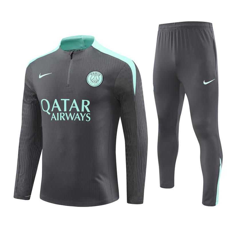 2024/2025 Paris Saint-Germain Dark Grey with Light Blue Player Edition