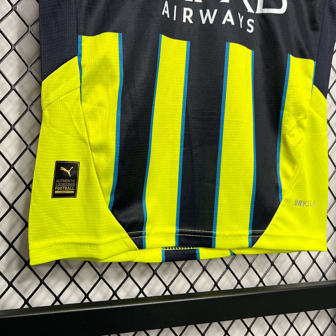 2024/2025 Manchester City Away Football Shirt Kids Size