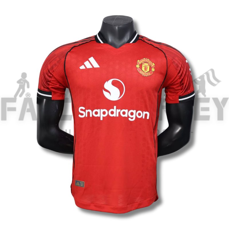 2025/2026 Manchester United Red Home Football Jersey(Player Edition)