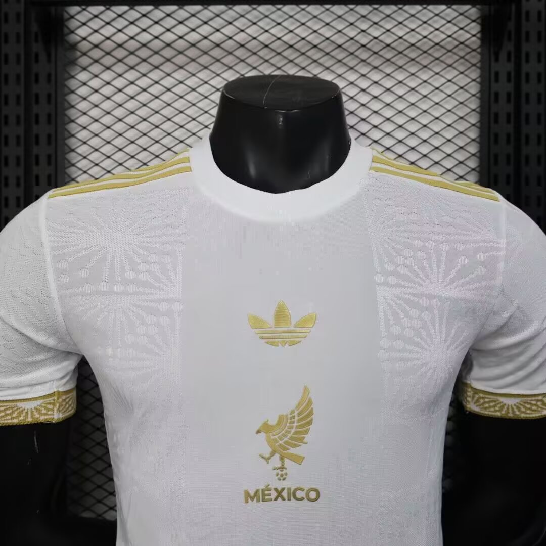 2025/2026 Mexico Concacaf Gold Cup White Special Edition Football Shirt For Player Version