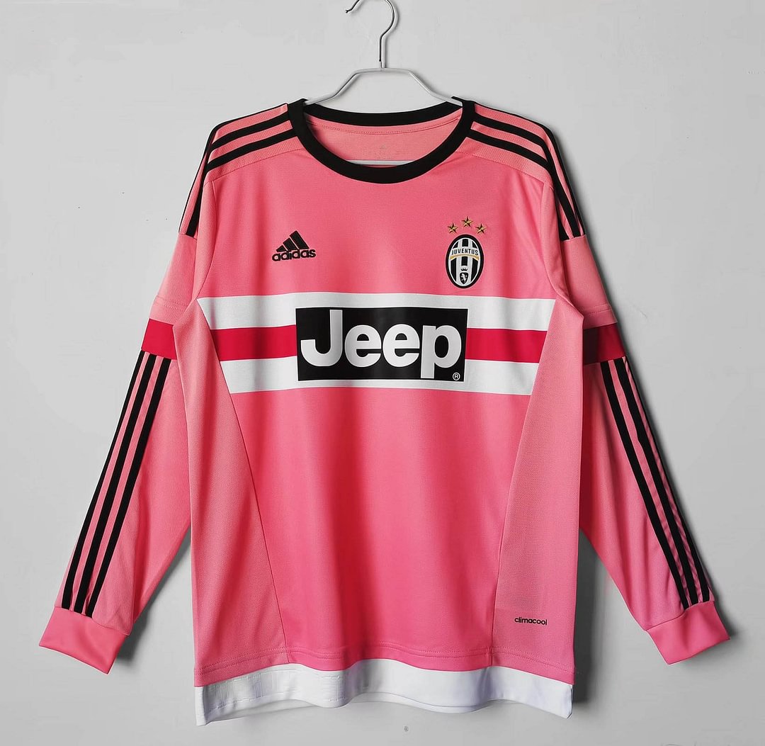 2015/2016 Juventus Retro Long Sleeve Away Football Shirt