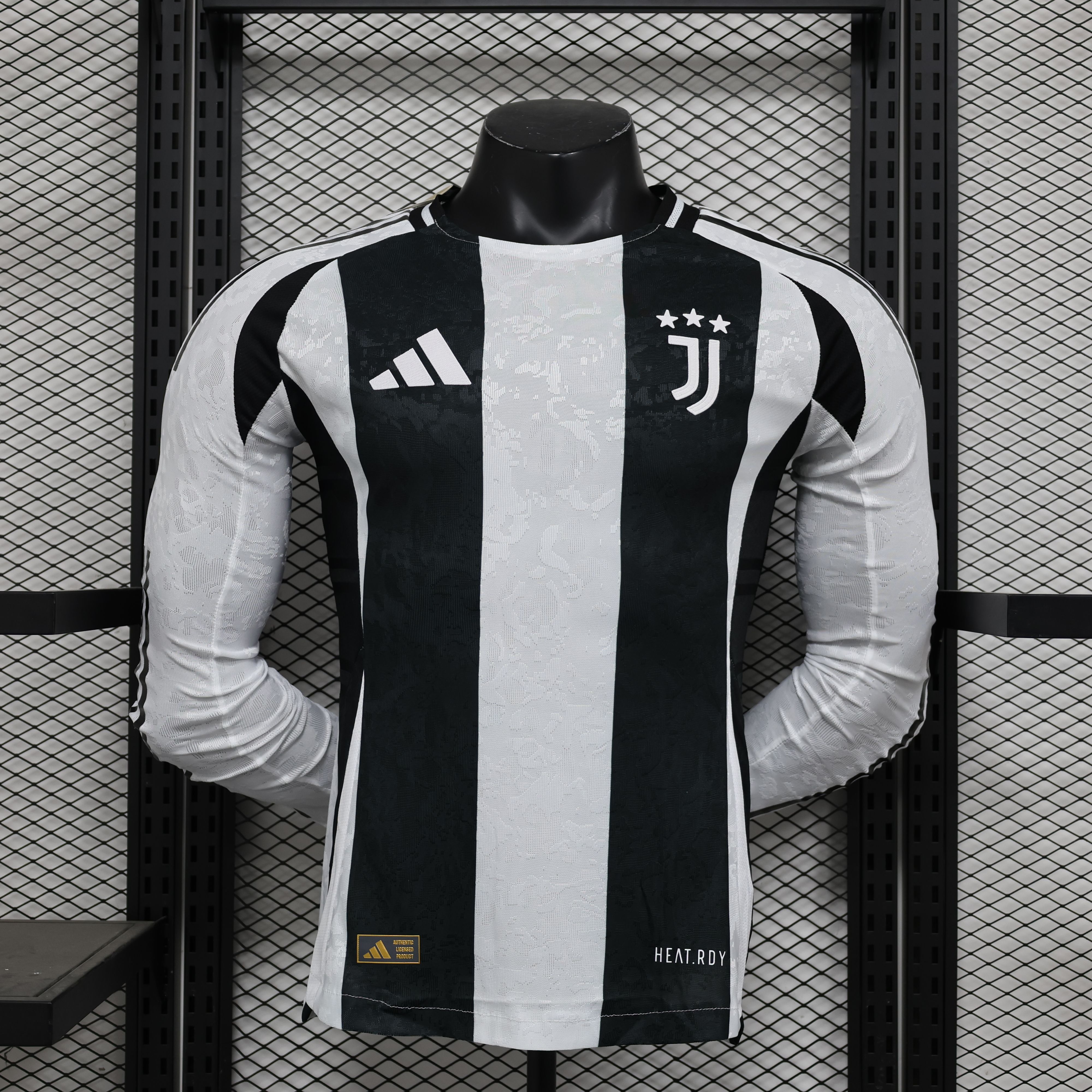 2024/2025 Juventus Home Long Sleeve Football Jersey(Player Edition )