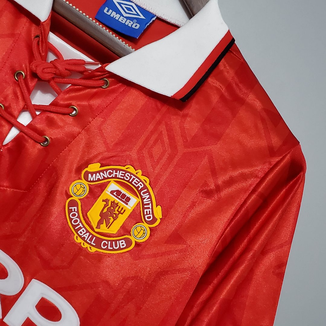 1992/1994 Manchester United Retro Home Football Shirt