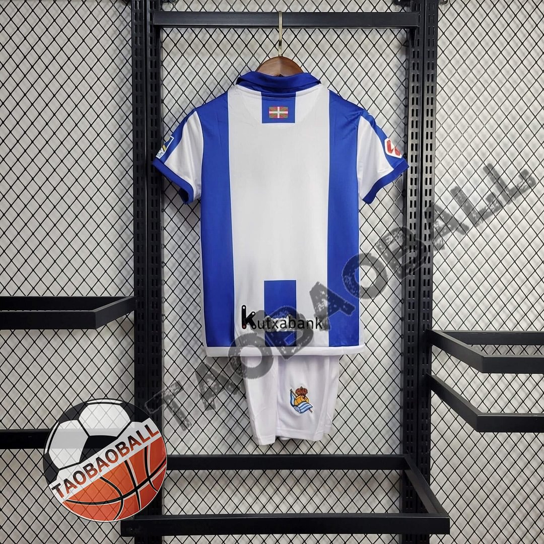 2024/2025 Real Sociedad Home Football Shirt Kids