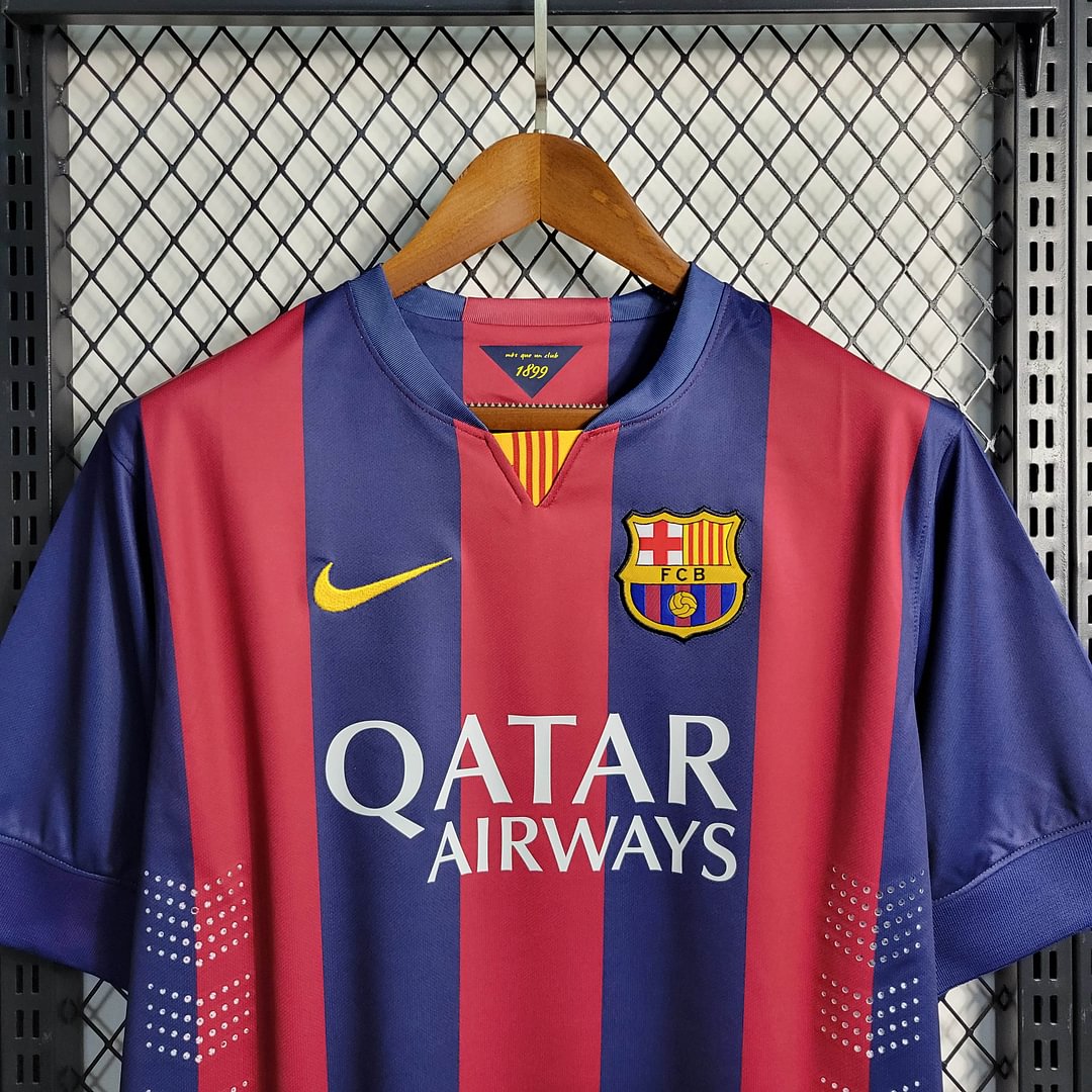 2014/2015 Retro Barcelona Home Football Shirt(Fans version)