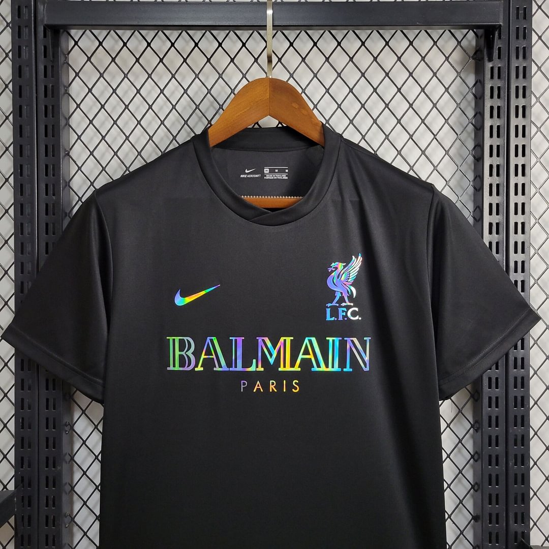 2024/2025 Liverpool Black Casual Football Shirt(Fans Version)