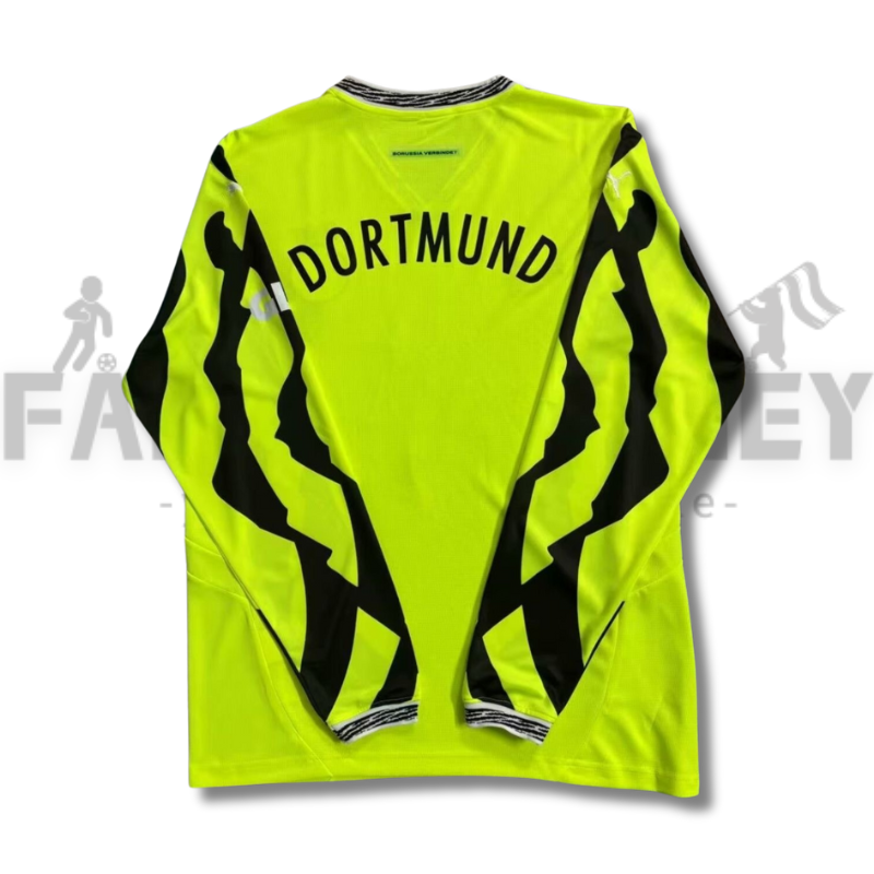 2025/2026 Dortmund Fluorescent Green Special Long sleeve Jersey(Fans Version)