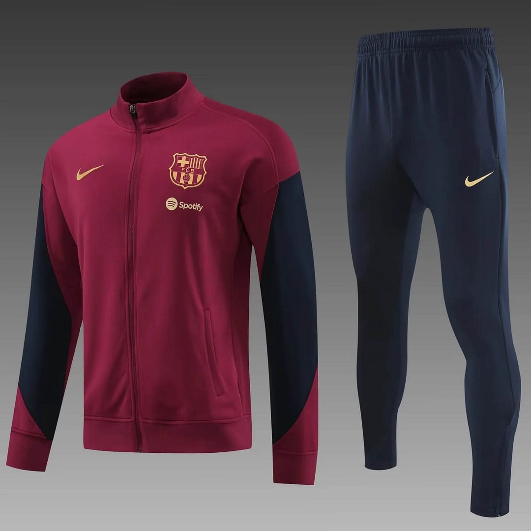 2024/2025 Barcelona Long Zipped Jacket Training Suit