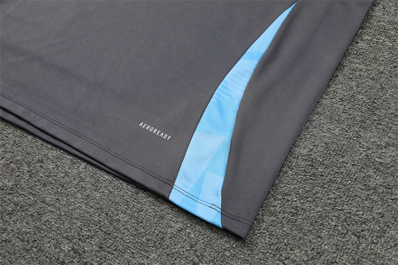 2024/2025 Argentina Dark Grey Half-Pull Training Suit Player Edition