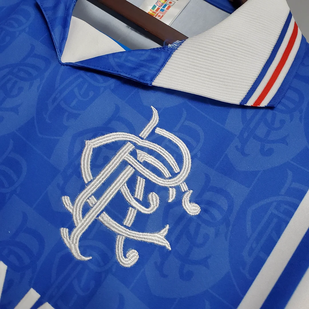 1996/1997 Retro Rangers Home Football Shirt( Fans Edition )
