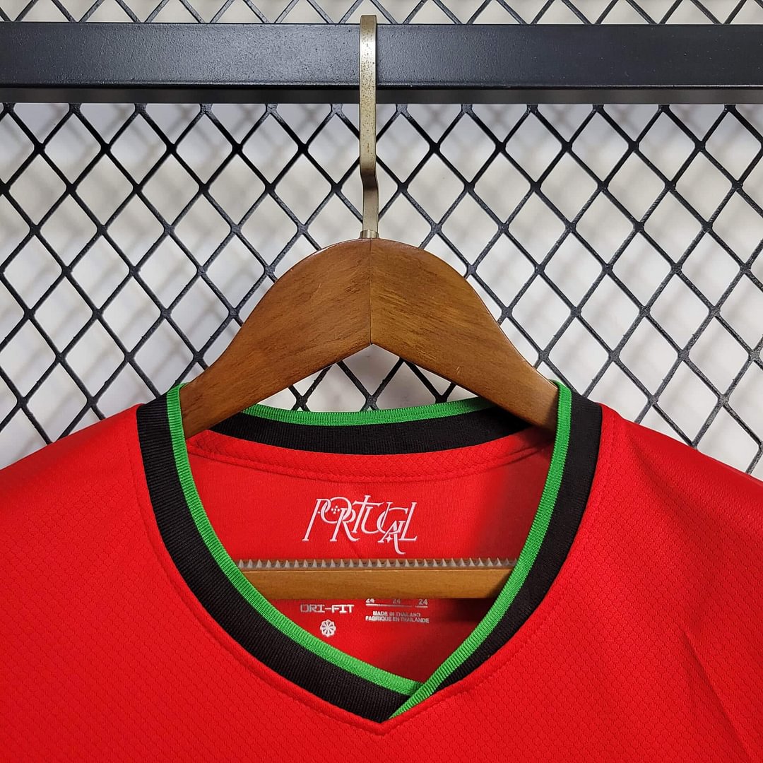 2024/2025 Long Sleeve Portugal Home Football Shirt Kids
