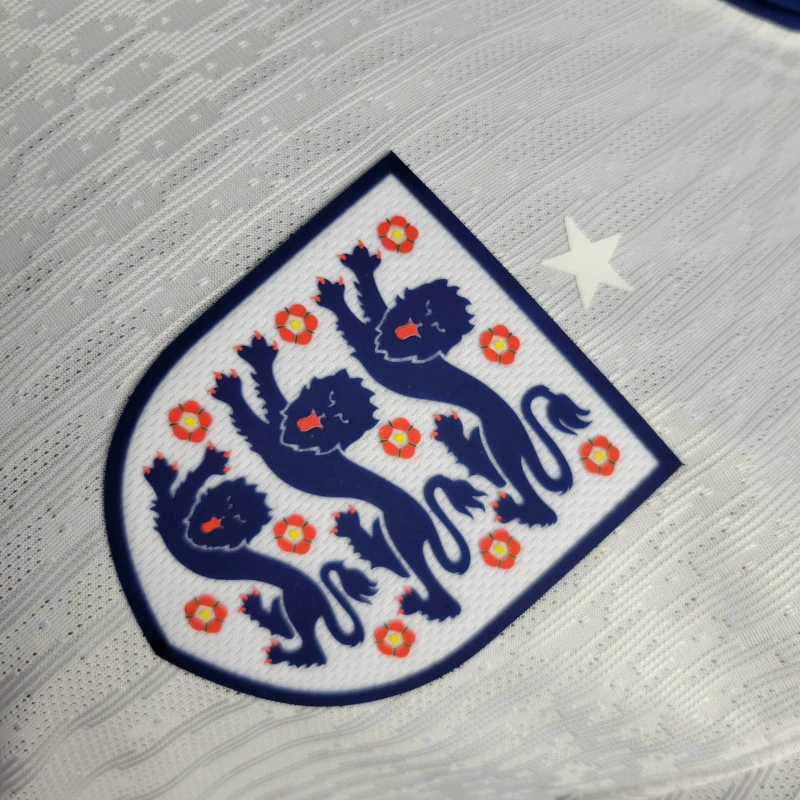2024 England Long Sleeve Home Football Shirt ( Player Edition )