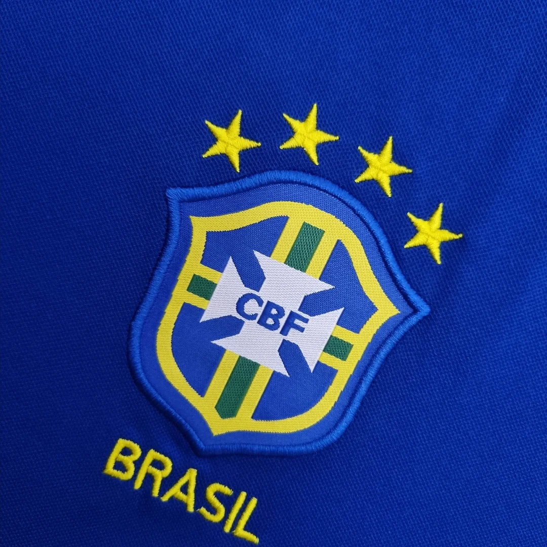 1998 Retro Brazil Away Football Shirt