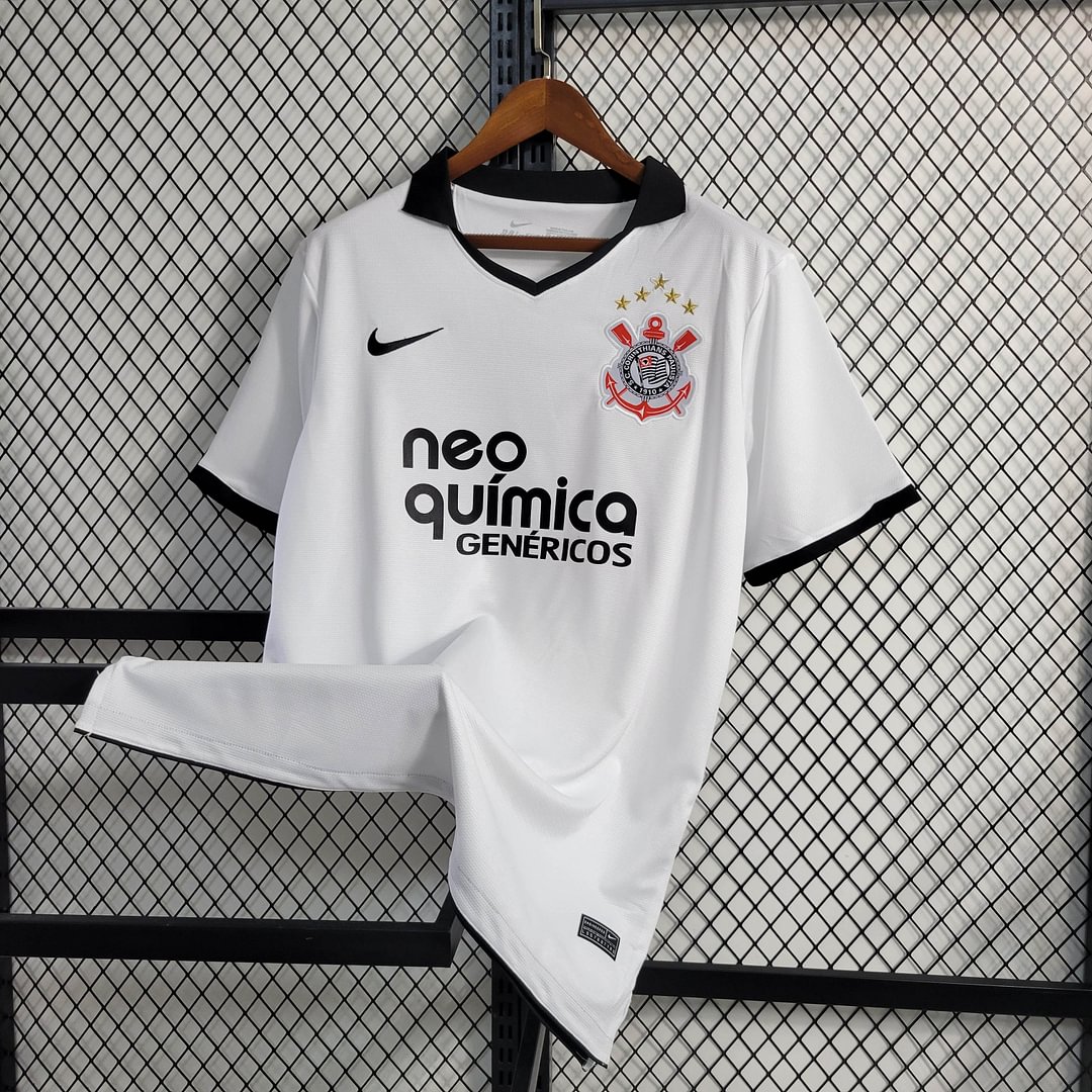 2011/2012 Corinthians Retro Home Football Shirt(Fans version)