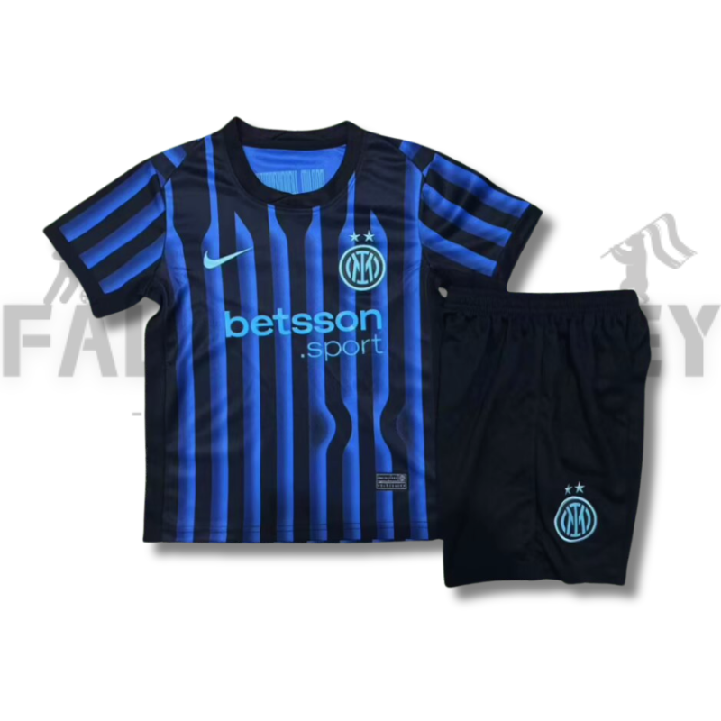 2025/2026 New Inter Milan Home Football Shirt(For Kids)