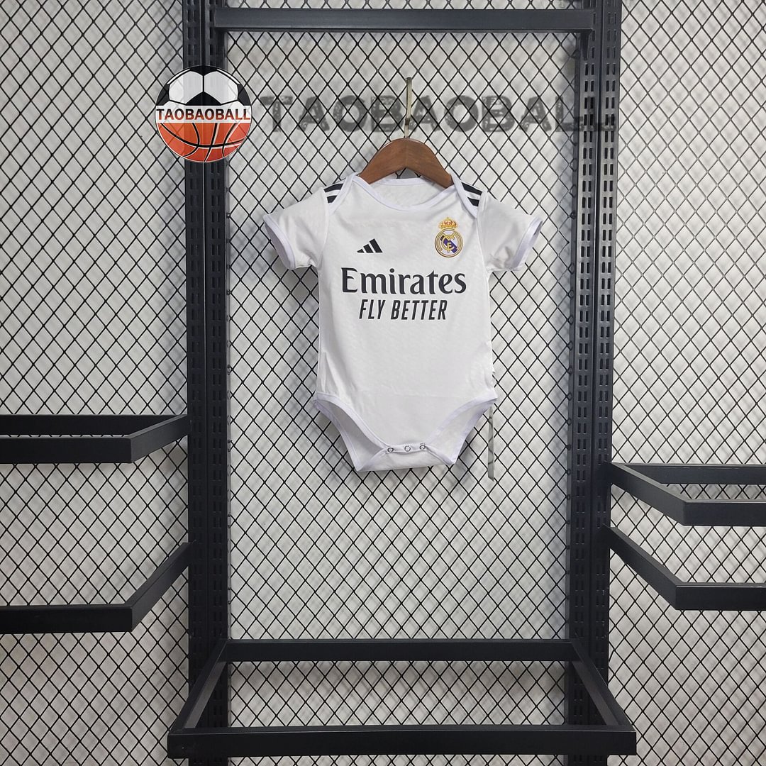 2024/2025 Real Madrid Home Football Shirt (For Baby)