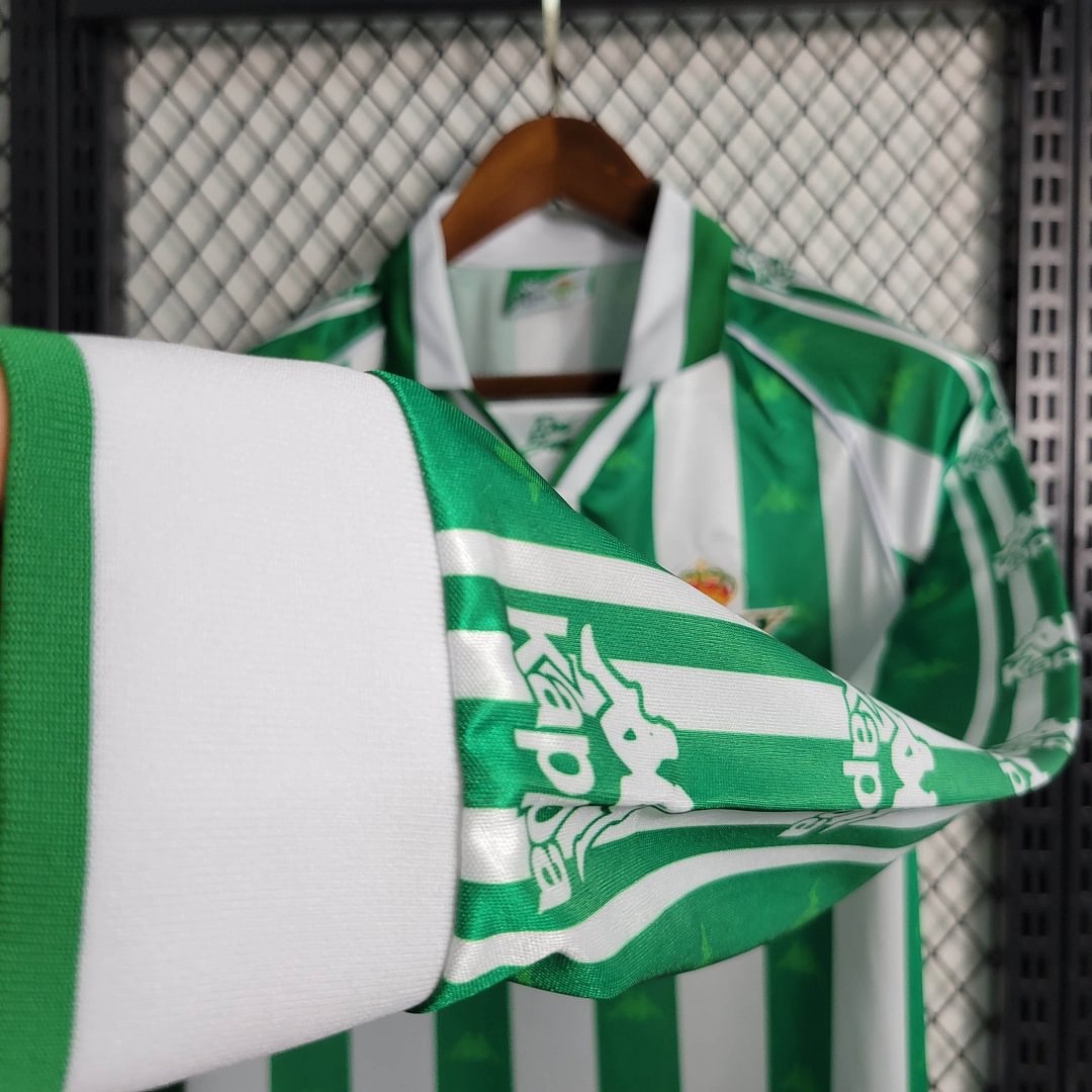 1995/1997 Real Betis Retro Long Sleeve Home Football Shirt( Fans Edition )