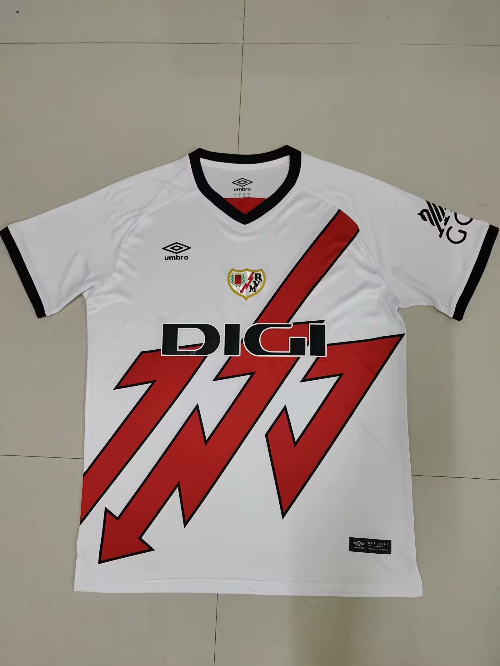 2024/2025 Rayo Vallecano Home Football Shirt( Fans Edition )