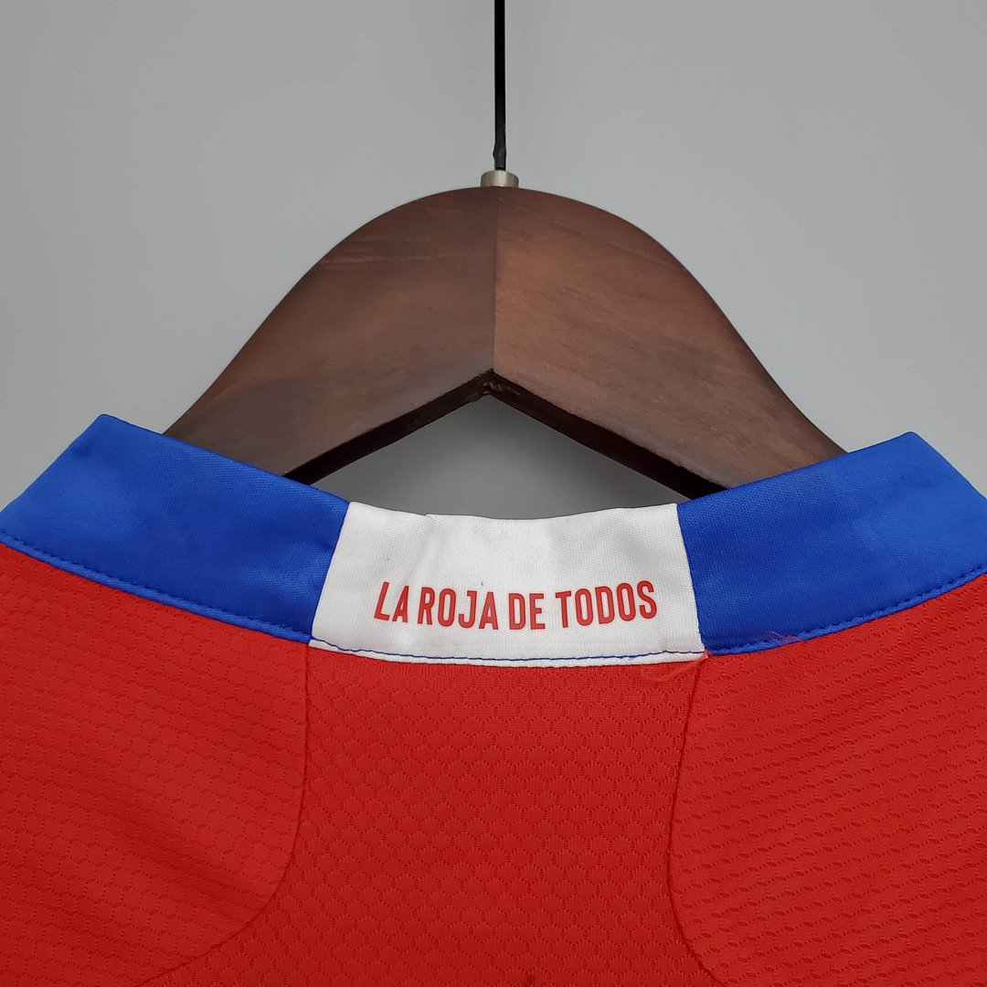 2021 Chile Retro Home Football Shirt ( Fans Edition )