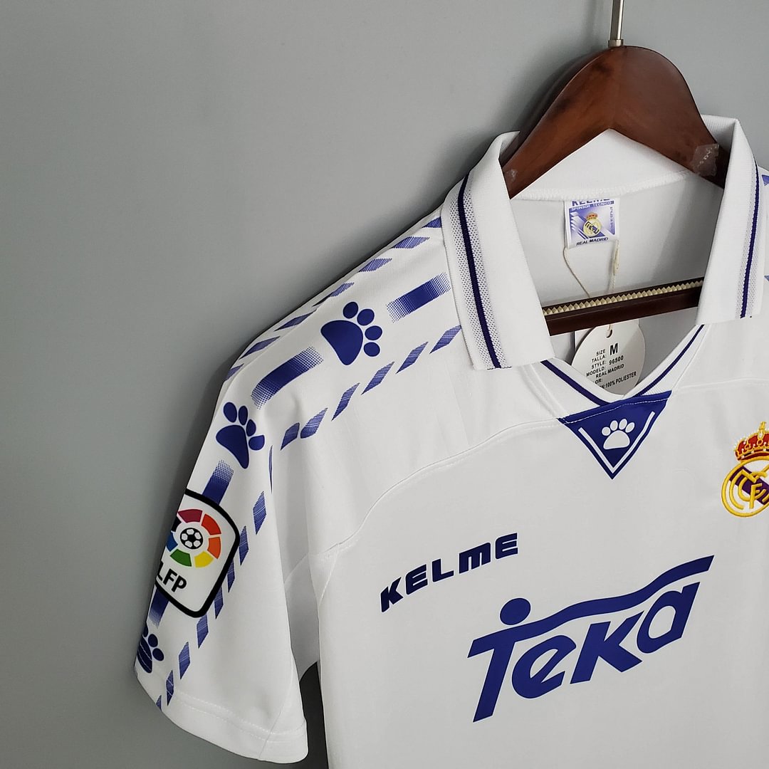 1996/1997 Real Madrid Retro Home Football Shirt