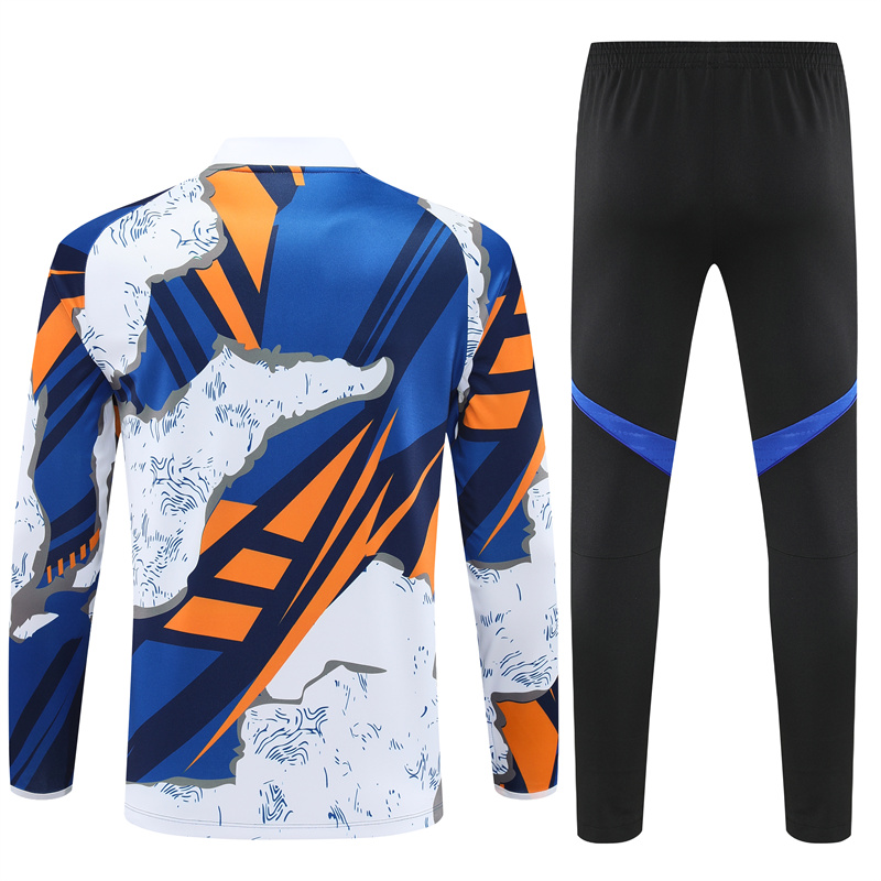 20255/2026 Real Madrid Long Zipped Jacket Training Suit