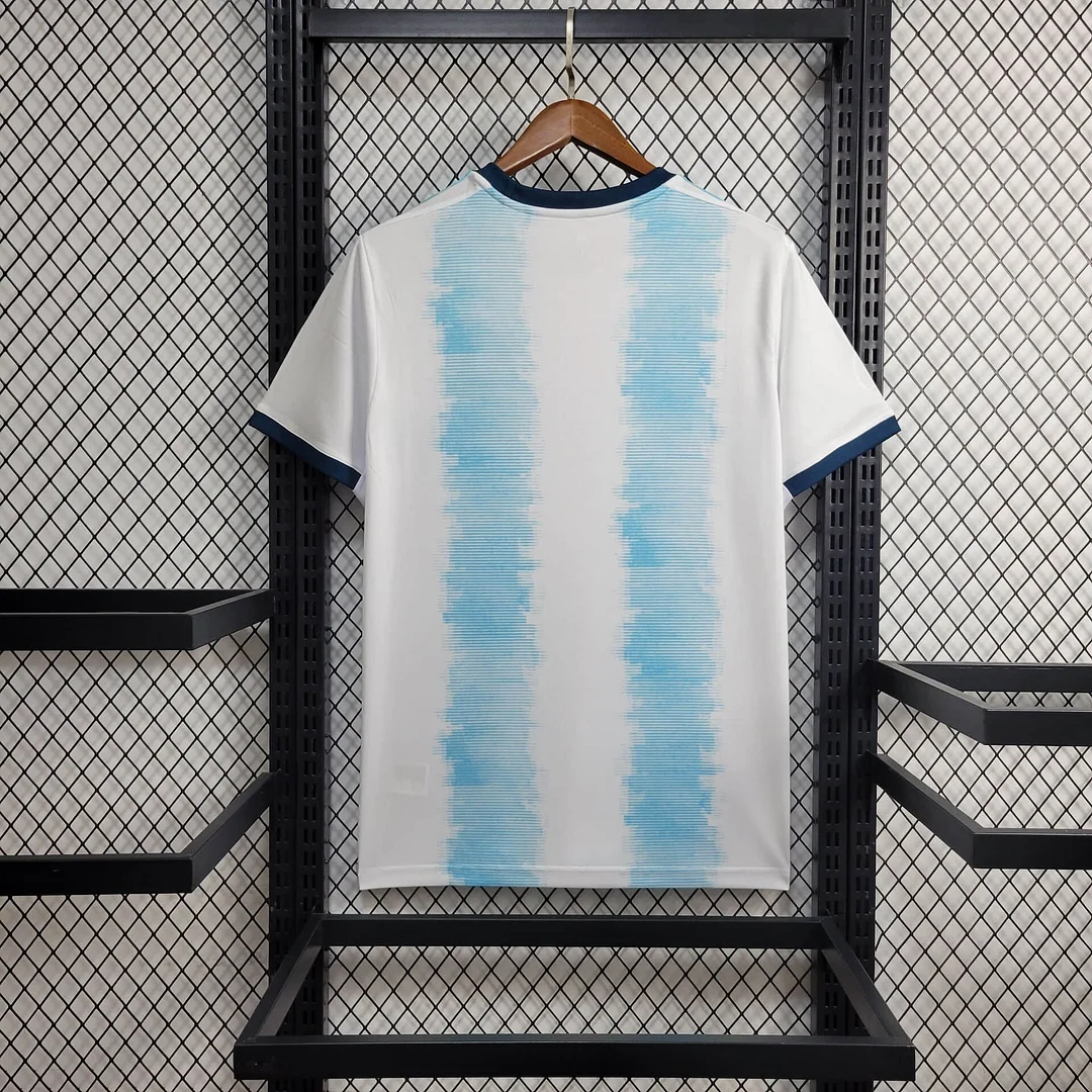 2019 Retro Argentina Home Football Shirt