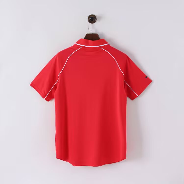 2000/2001 Liverpool Retro Champions League Home Football Shirt