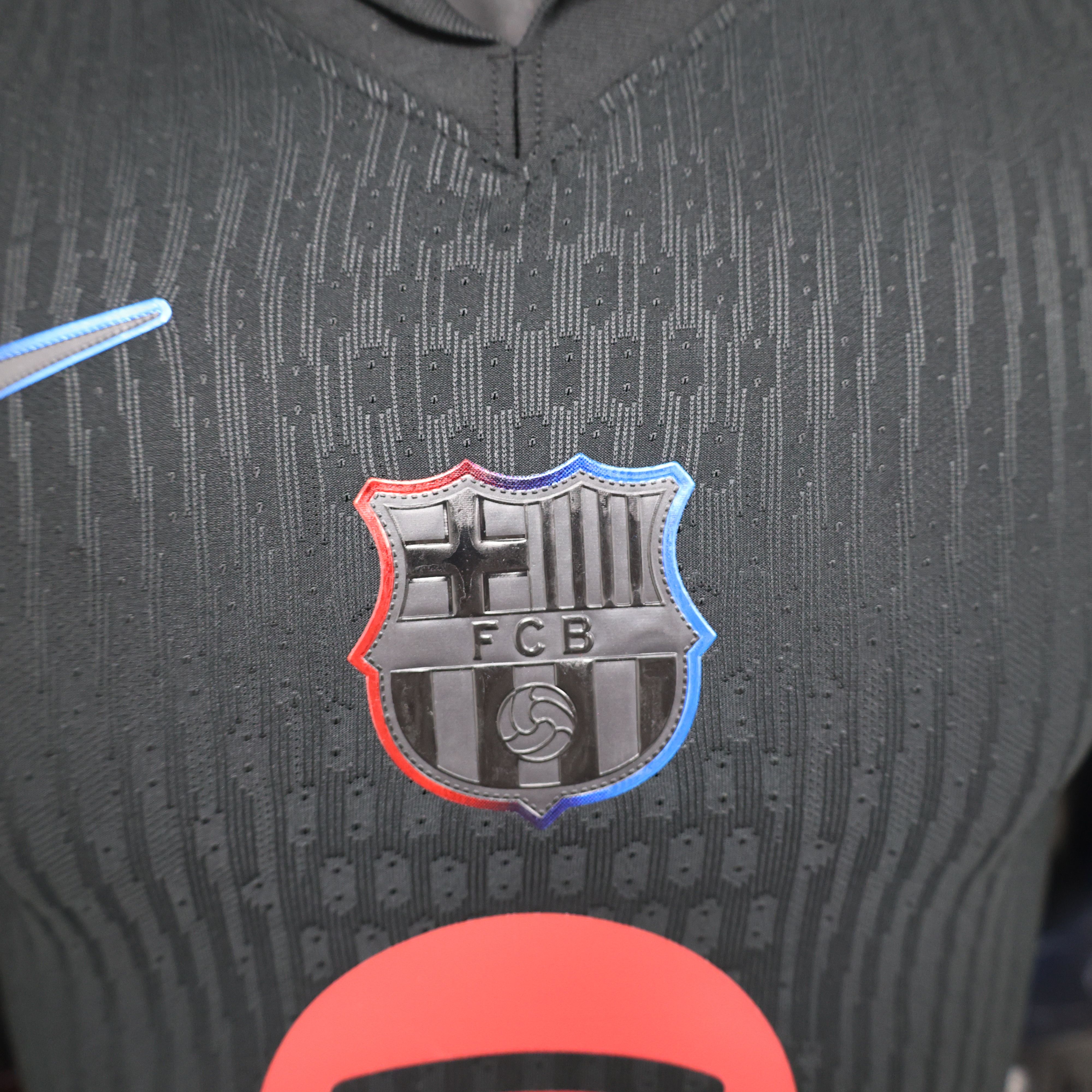 24/25 Barcelona Away Black Football Jersey( Player Edition )