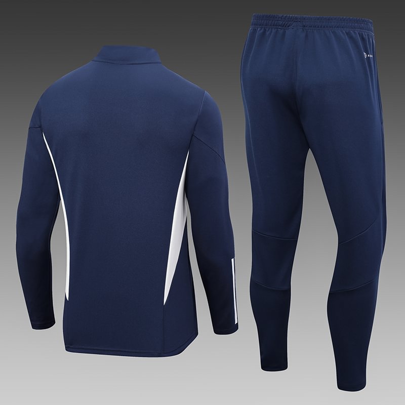 2023/2024 Italy Half-Pull Training Suit Sky Blue Football Shirt