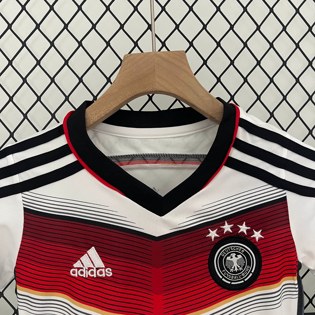2014 Germany Retro Home Football Shirt Kids Size