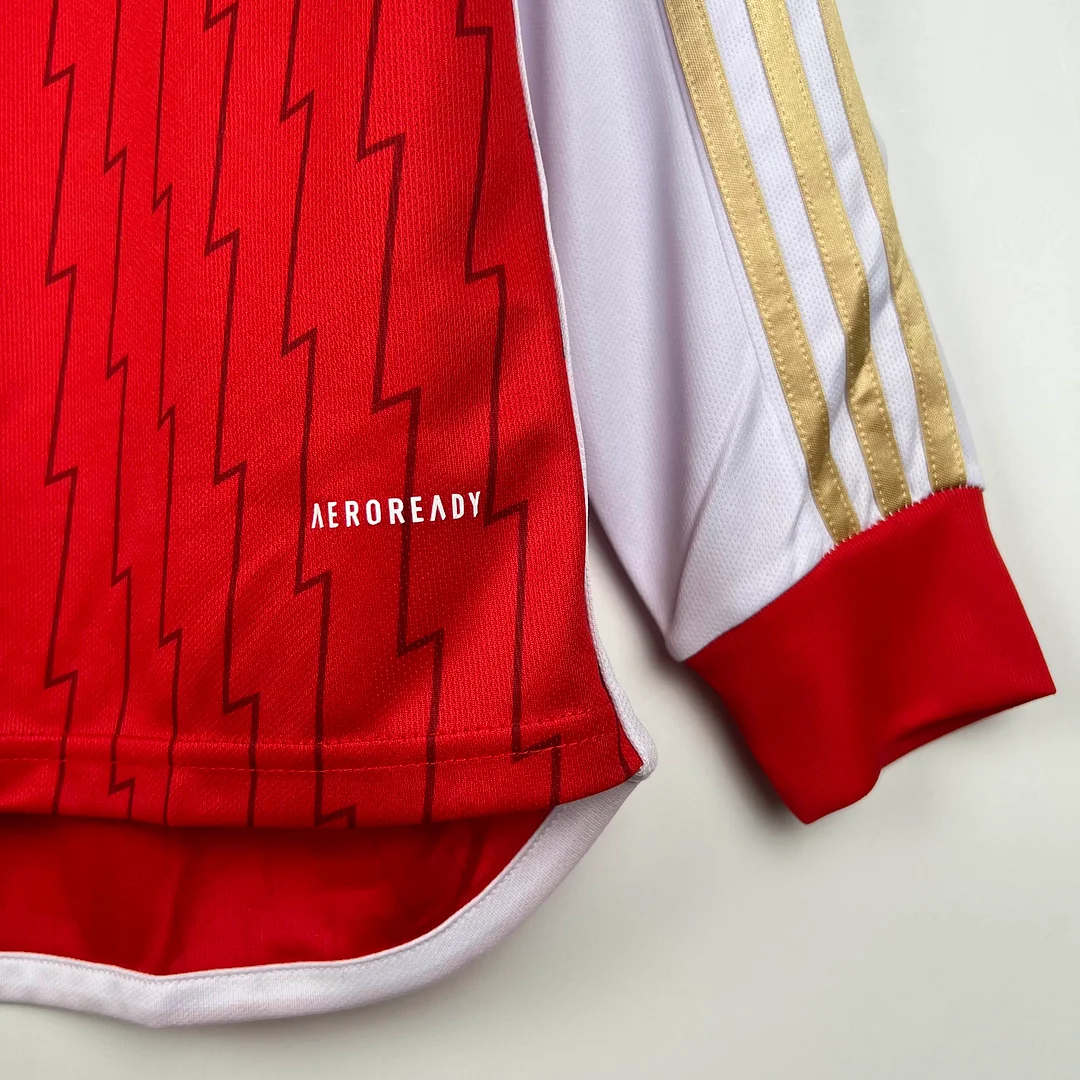 2023/2024 Long-Sleeve Arsenal Home Football Jersey