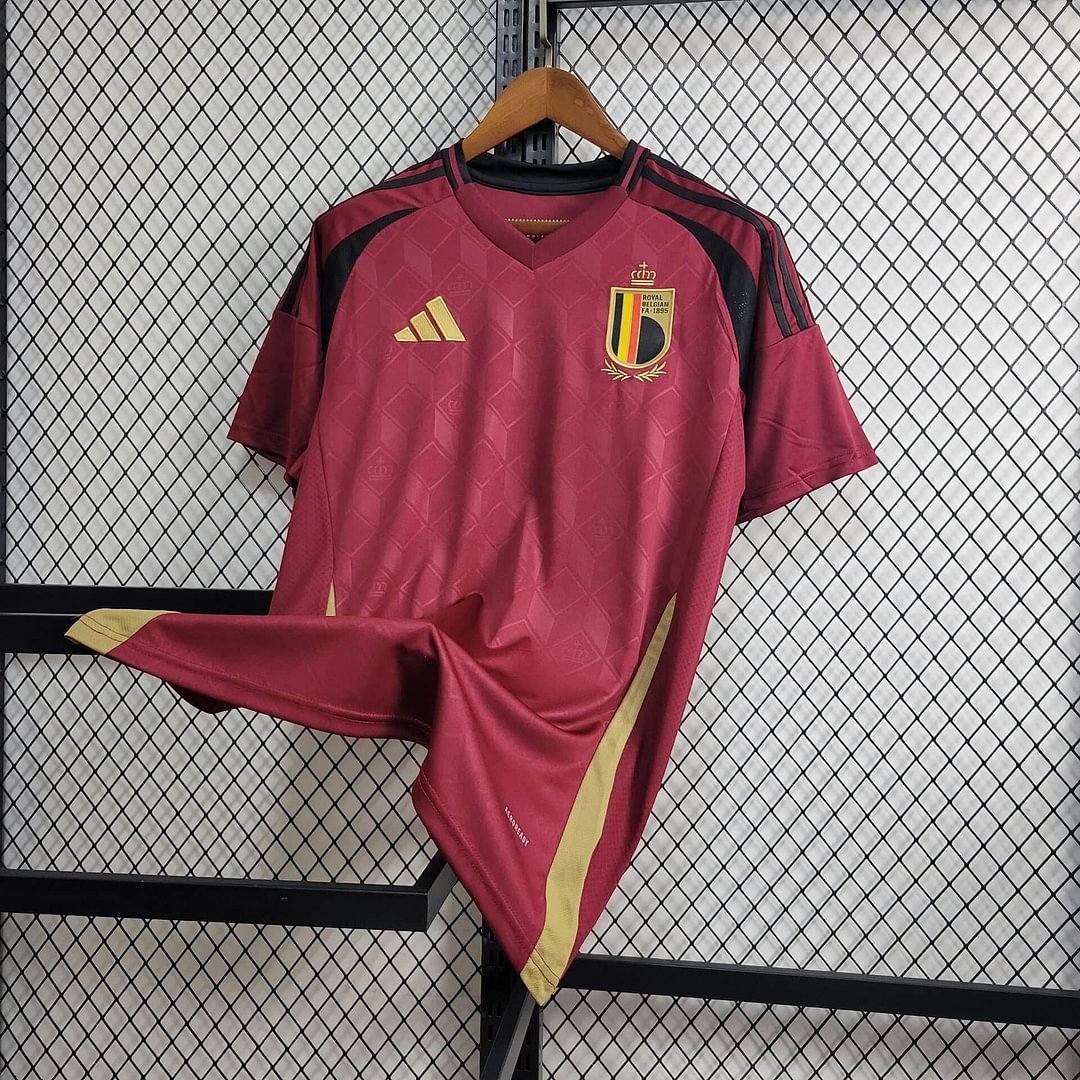2024 Belgium Home Football Shirt( Player Version)