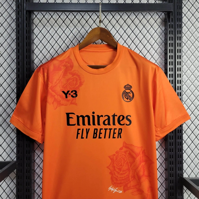 2024/2025 Real Madrid Y-3 Orange Rose Special Edition Orange Football Shirt
