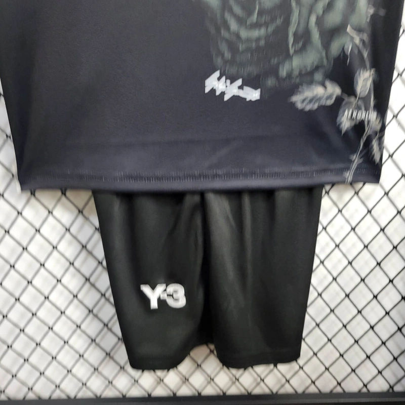 2024/2025 Real Madrid Y-3 Special Edition Black Football Shirt Kids Size