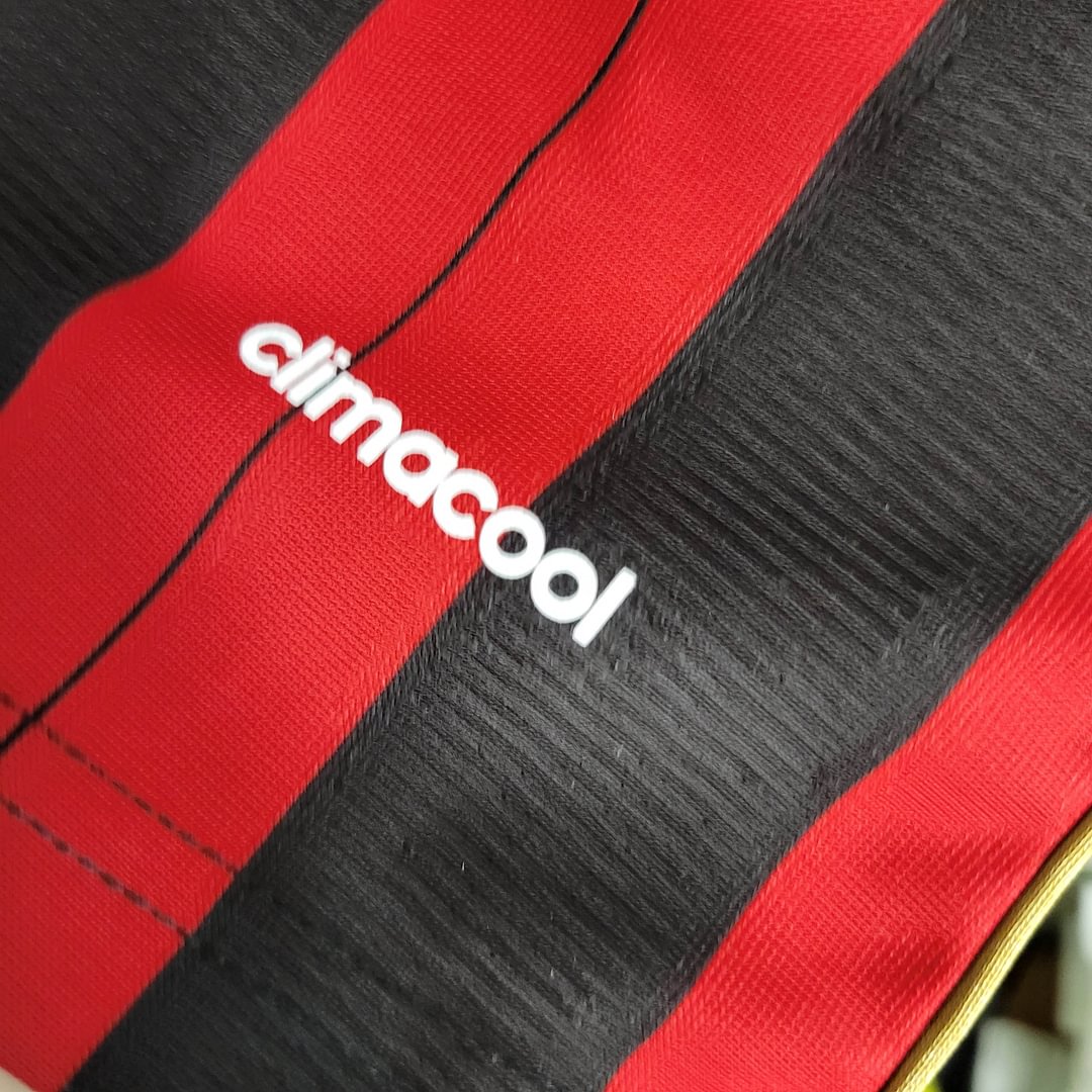2013/2014 AC Milan Retro Long Sleeve Home Football Shirt
