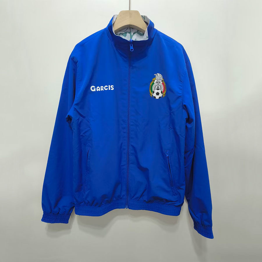 1999/2000 Mexico Retro Reversible Windbreaker(Blue)Football Shirt