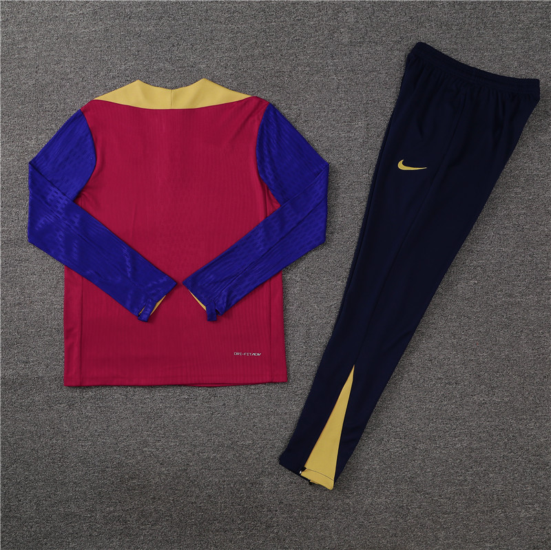 2024/2025 Barcelona Red Half-Pull Training Suit