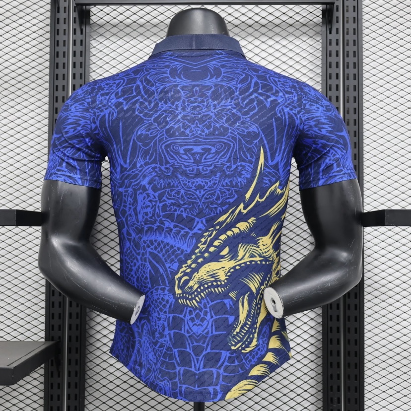 2024/2025 Real Madrid Royal Blue Dragon Special Edition Blue Football Shirt For Player Version
