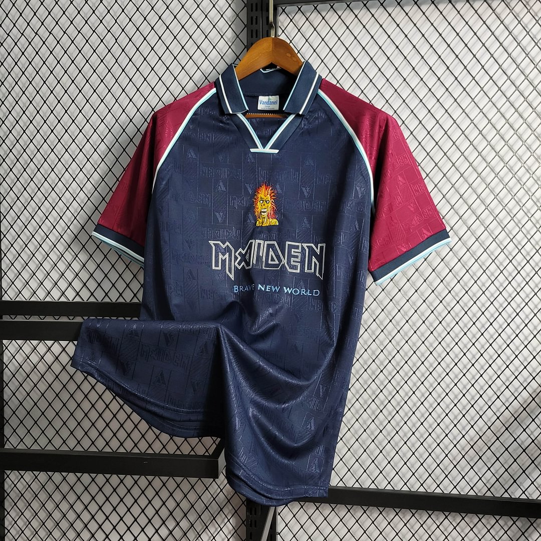 1999 Retro West Ham United Iron Lady Home Football Shirt( Fans Edition )