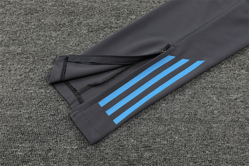 2024/2025 Argentina Dark Grey Half-Pull Training Suit Player Edition