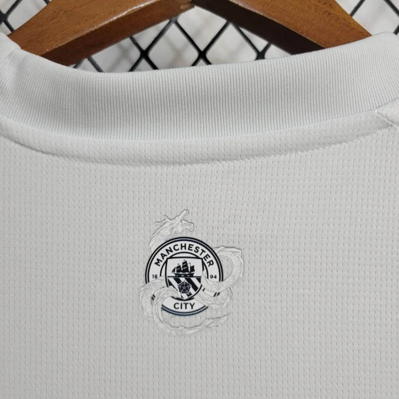2024 Manchester City Year of the Dragon Long-Sleeve Special Edition Football Shirt