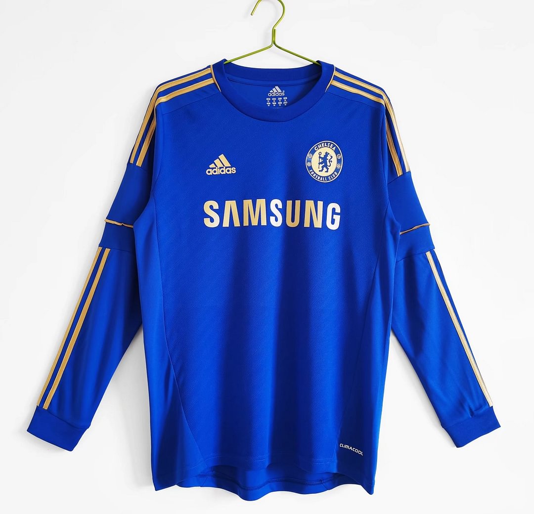 2012/2013 Chelsea Retro Home Long Sleeve Football Shirt