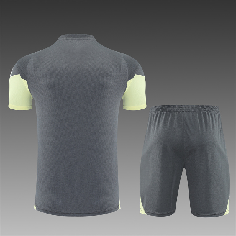2025/2026 Real Madrid Grey Training Wear Suit Shirt