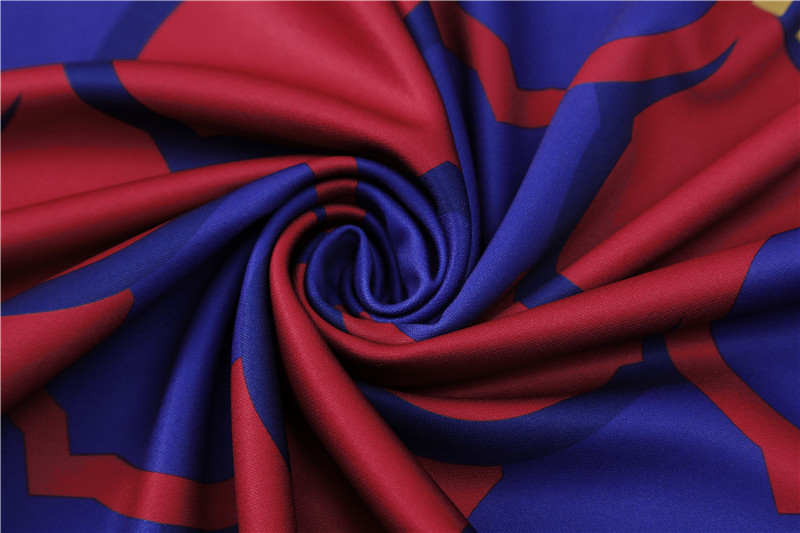 2024/2025 Barcelona Red and Blue Training Camouflage Jersey
