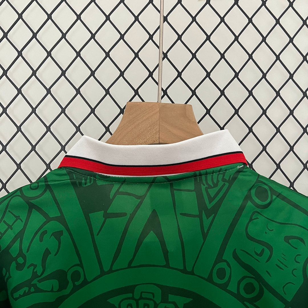 1998 Mexico Retro Home Football Shirt Kids